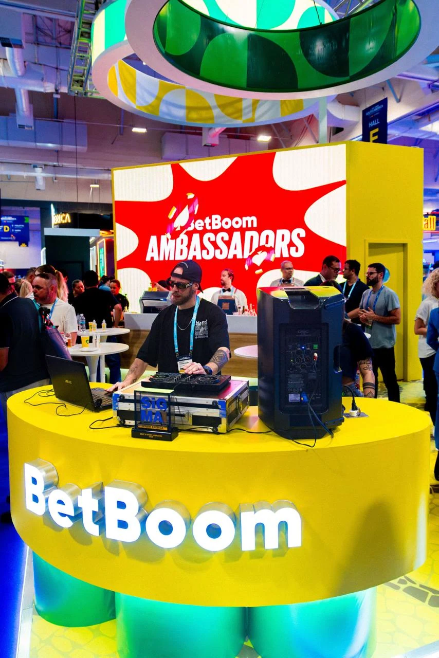 Стенд BetBoom на SIGMA в Сан-Паулу